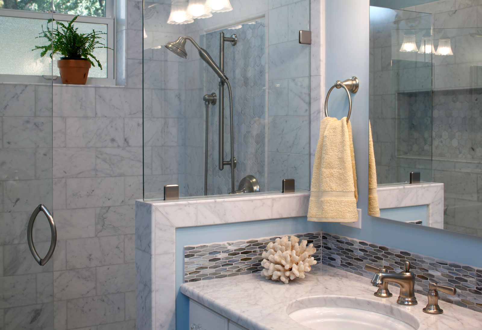 historic home bathroom remodel - Henderer Design + Build, Corvallis OR