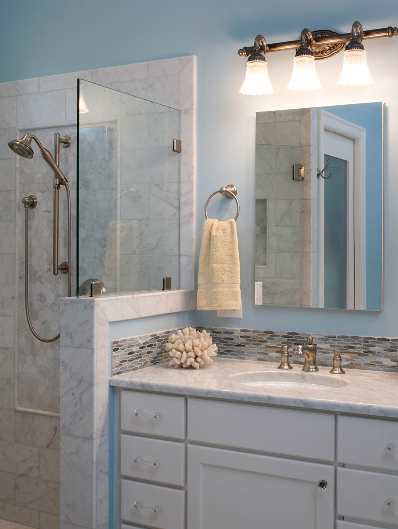 historic home bathroom remodel - Henderer Design + Build, Corvallis OR