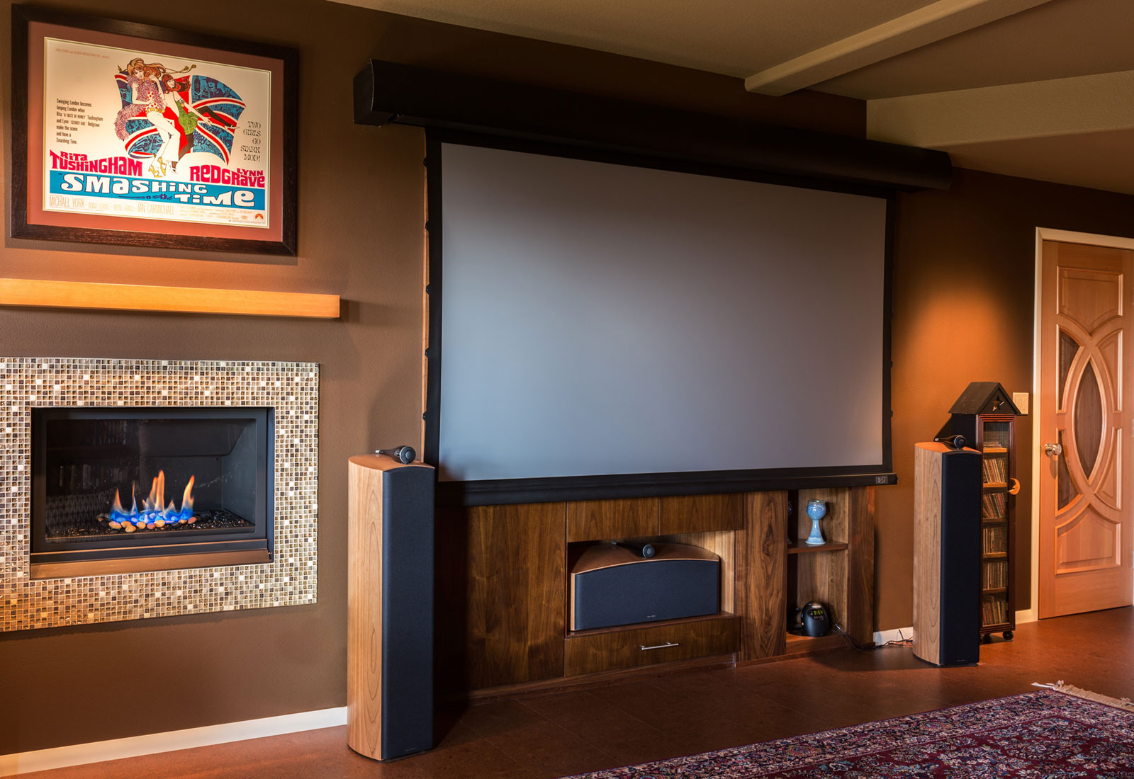 home theater design - Henderer Design + Build, Corvallis OR