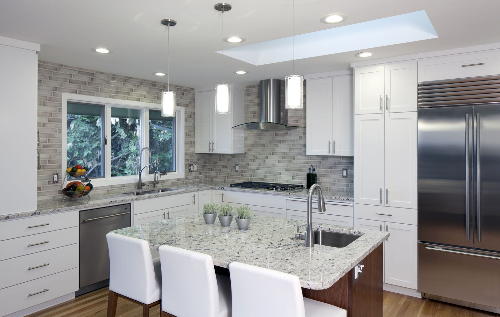 contemporary kitchen remodel, home remodeler - Henderer Design + Build, Corvallis OR