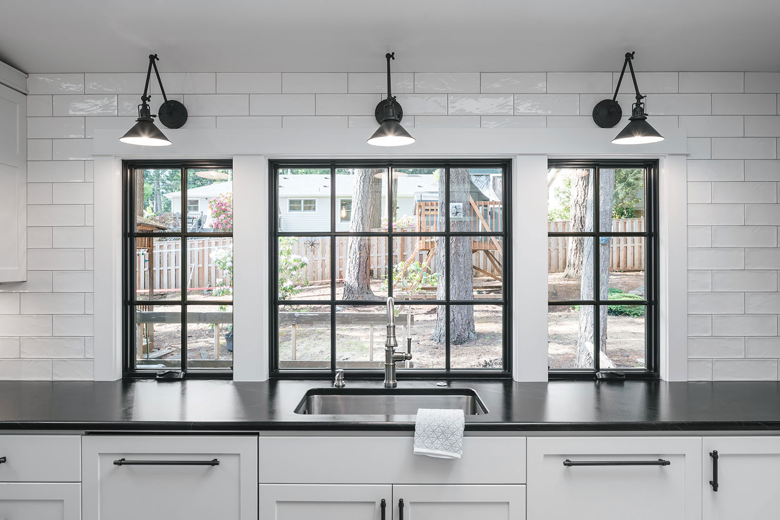 industrial kitchen design, home remodel - Henderer Design + Build, Corvallis OR