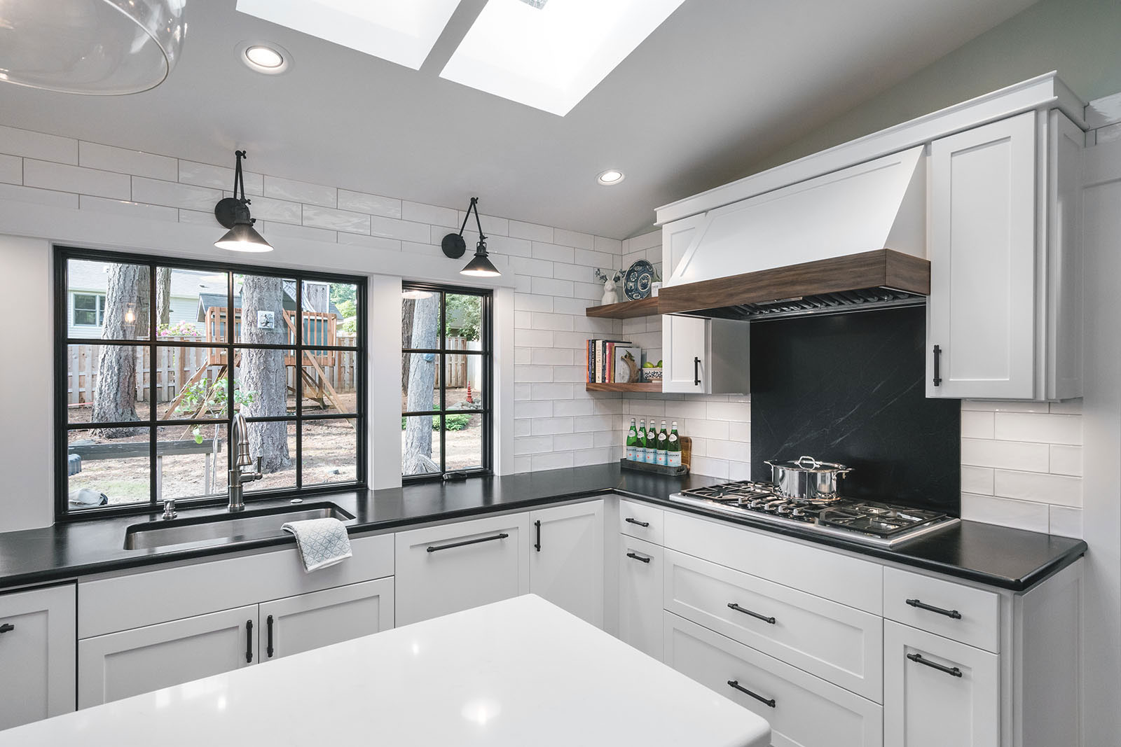 industrial kitchen design, home remodel - Henderer Design + Build, Corvallis OR