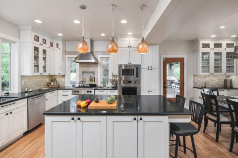 Craftsman kitchen design and remodel. A home remodel project by Henderer Design + Build, OR