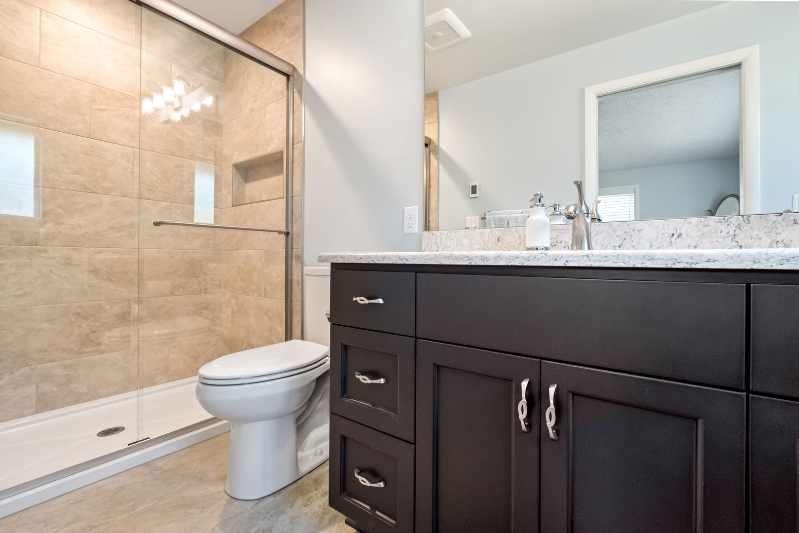 bathroom remodel - Henderer Design + Build, Corvallis OR