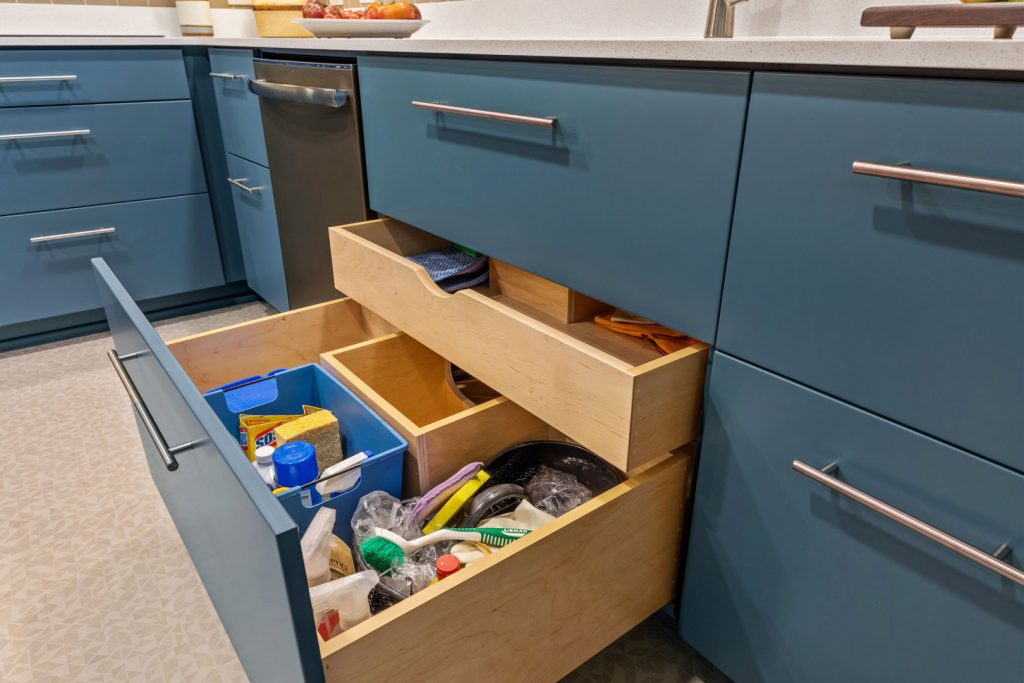 kitchen cabinet design - Henderer Design + Build, Corvallis OR, storage solutions