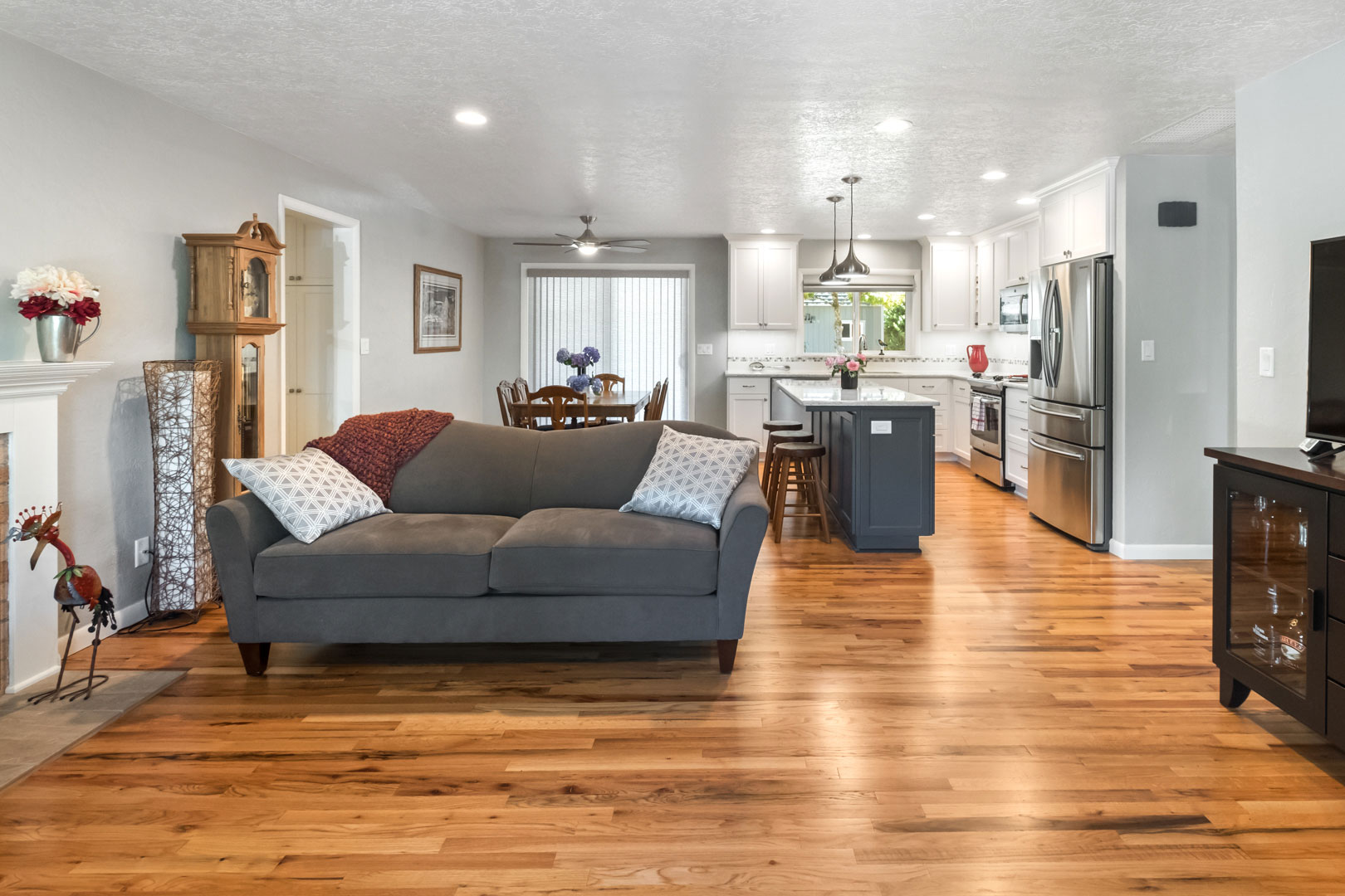 open kitchen concept remodel - Henderer Design + Build, Corvallis OR