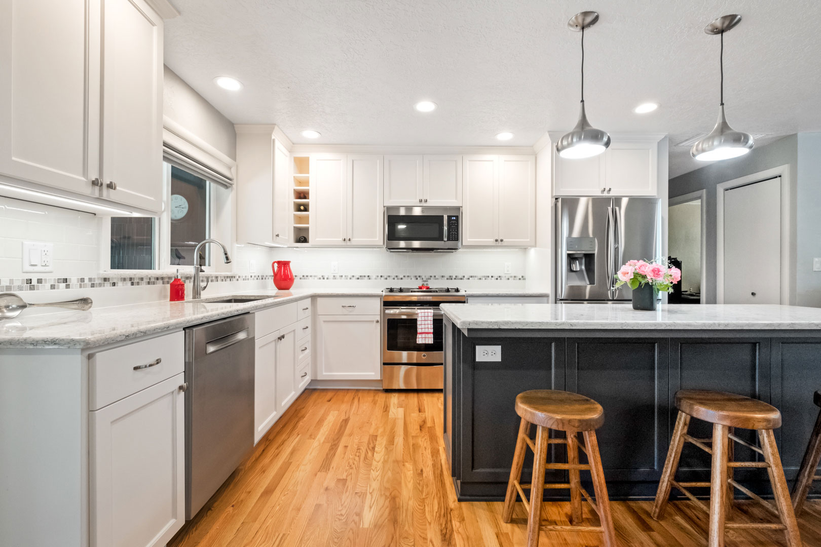 open kitchen concept remodel - Henderer Design + Build, Corvallis OR