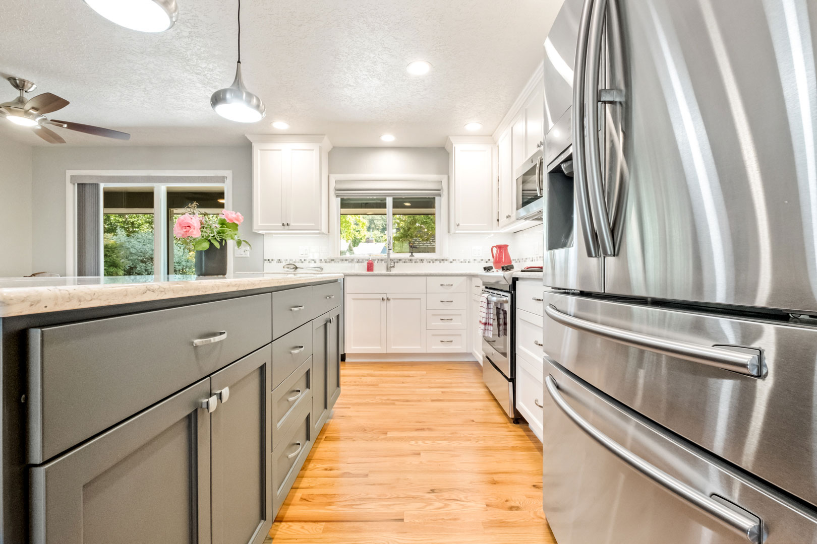 open kitchen concept remodel - Henderer Design + Build, Corvallis OR