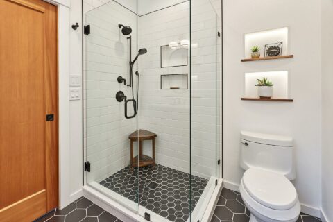 contemporary bathroom remodel