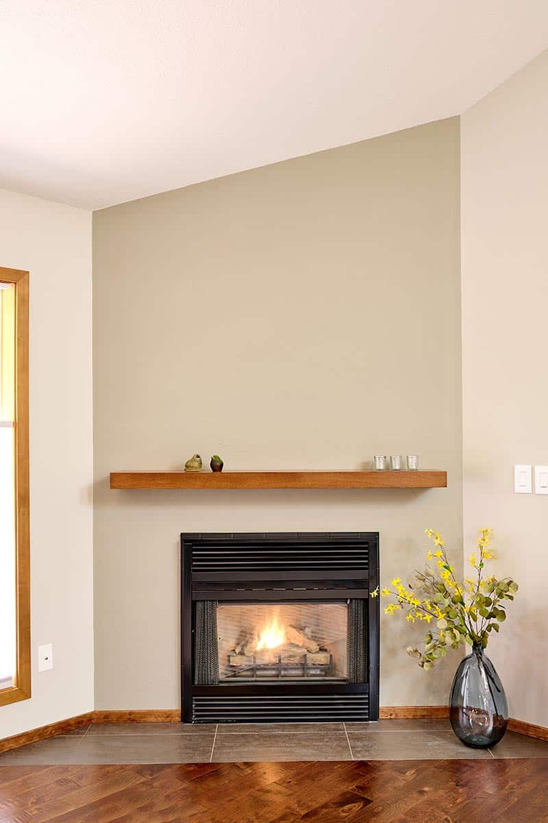 Fireplace and mantel remodel, Corvallis Oregon