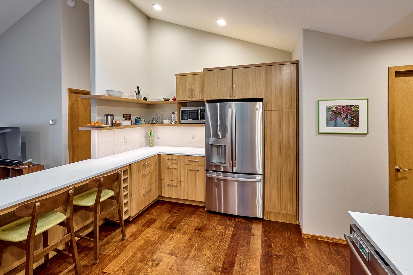 Modern eclectic kitchen renovation, Corvallis Oregon