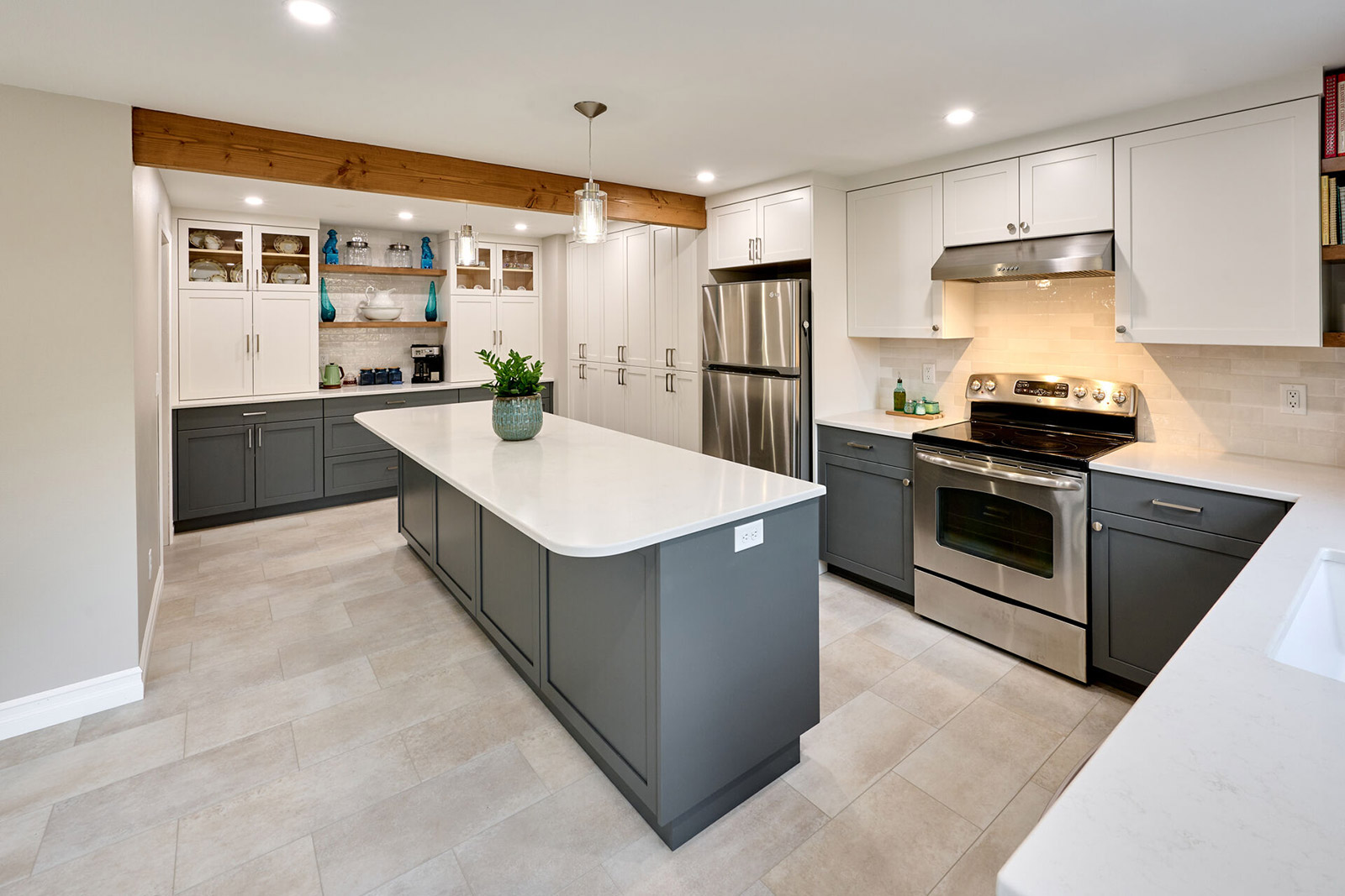 Upscale farmhouse kitchen remodel. Corvallis, OR