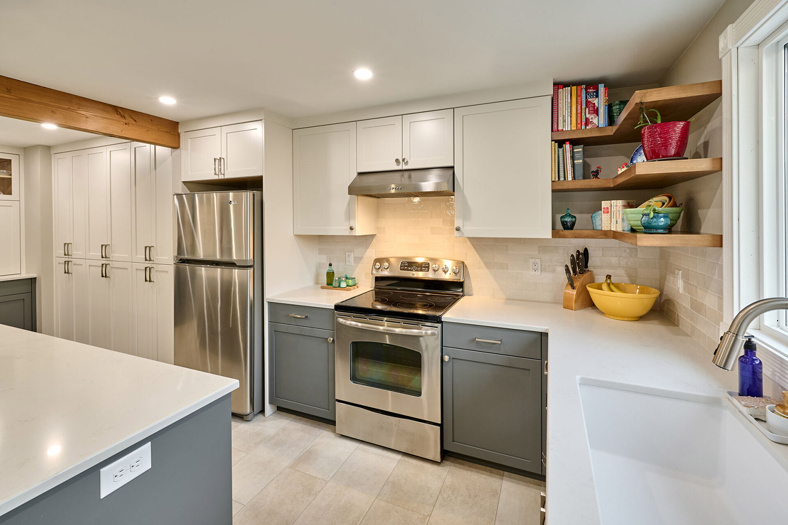 Upscale farmhouse kitchen remodel. Corvallis, OR