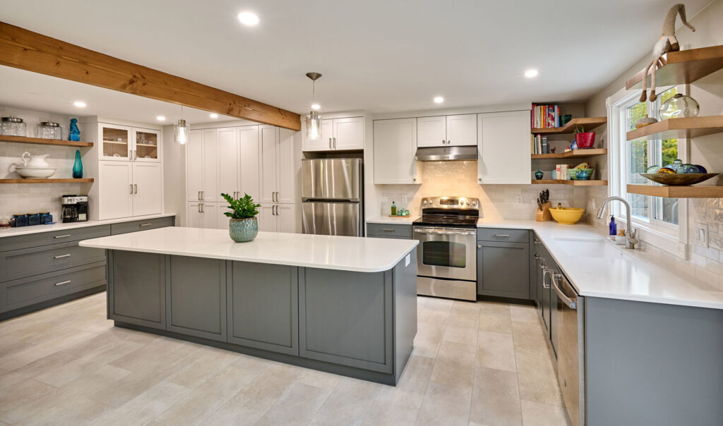 Upscale farmhouse kitchen remodel. Corvallis, OR