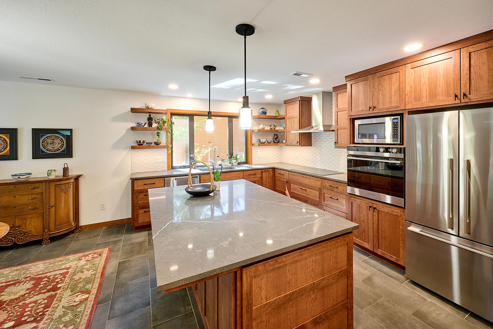 Japanese-inspired Craftsman kitchen remodel