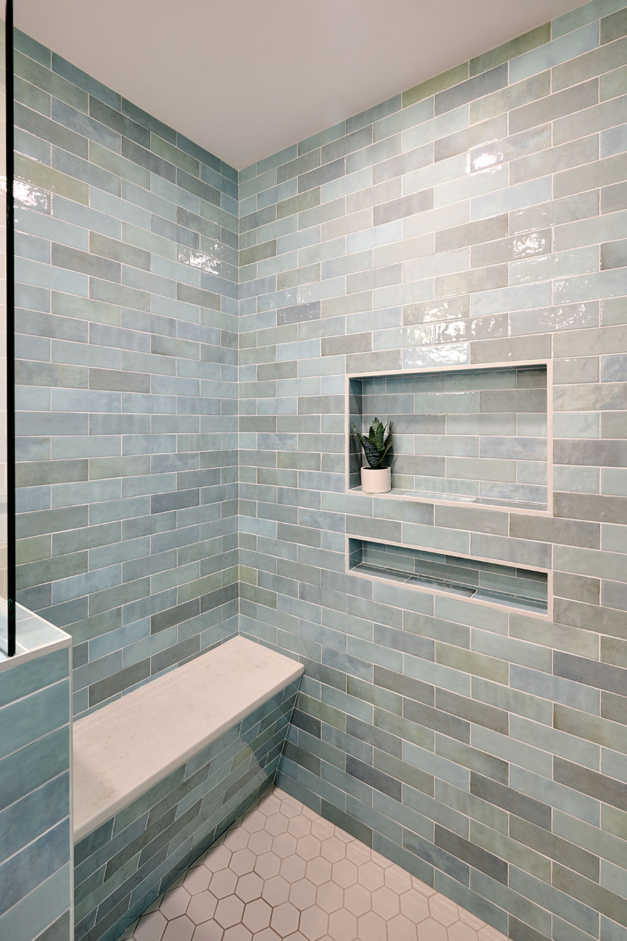 Bathroom remodel, part of a whole house renovation. Henderer Design + Build + Remodel